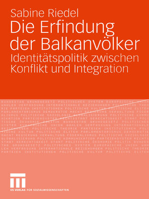 cover image of Die Erfindung der Balkanvölker